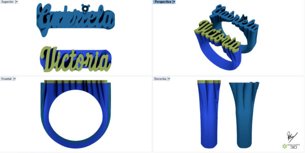 Taller de Modelado de Sellos de Nombre e iniciales con rhinoceros - Image 20