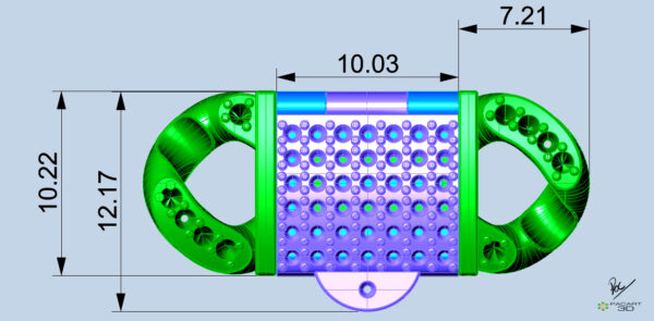 Eslabon Cubano Estilo Almendrado de 10 mm con gemas de 1.3 mm para Descargar Completo con Sistema de Cierre - Image 14