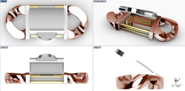 Eslabon Cubano Estilo Almendrado de 10 mm para Descargar Completo con Sistema de Cierre - Image 8