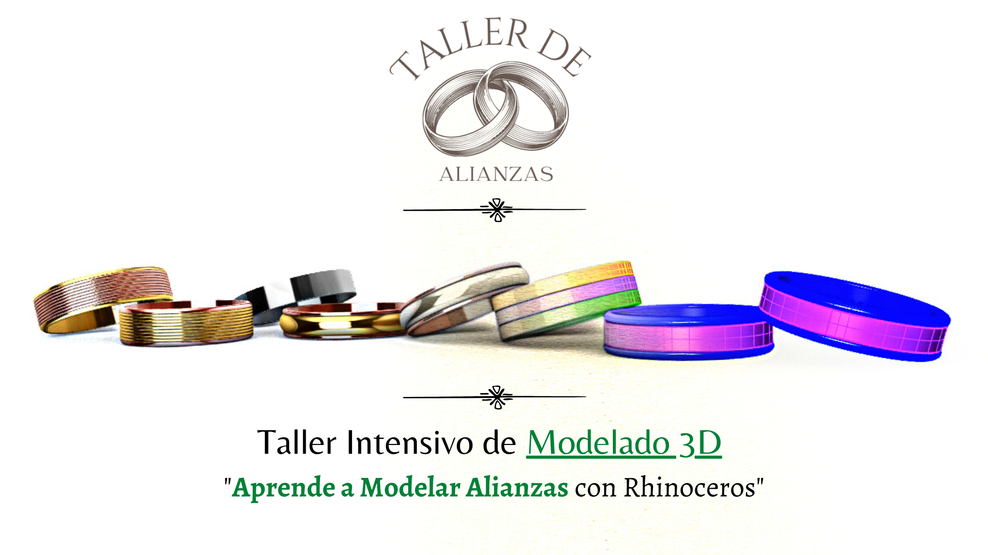 Taller Intensivo Completo de Modelado 3d de Alianzas Con Rhinoceros