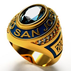 Anillo de Grado en Oro Amarillo 18k www.pacart3d.com