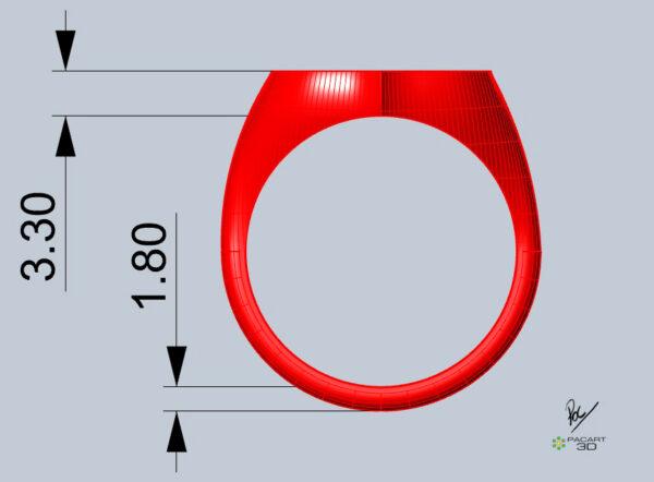 Sello Heráldico alternativa dos Para descargar Con y sin colada en formato stl y obj - Image 13