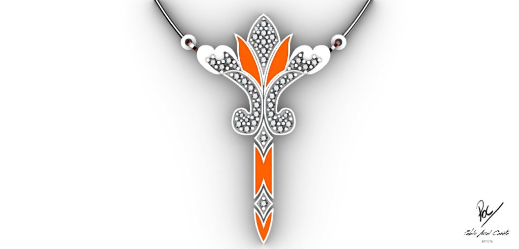 Obra de joyería con esmaltes Belle Epoque www.pabloarielcanete.com