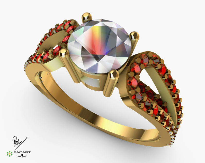 Anillo de Compromiso www.pacart3d.com