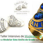 Curso de Modelado de Anillo de Grado o Graduacion con apoyo paso a paso www.pacart3d.com