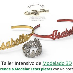 Portada de Curso de esclavas alrededor y anillos alrededor www.pacart3d.com