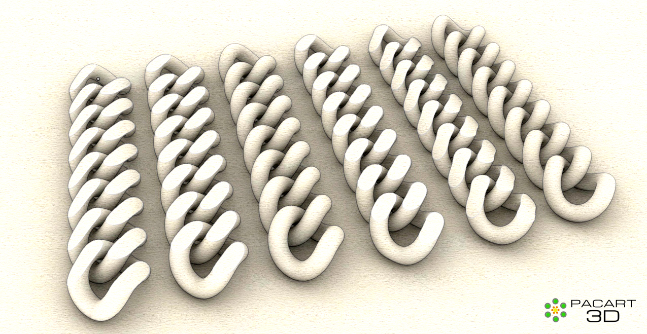 Como Modelar Eslabones grumete y cubanos www.pacart3d.com