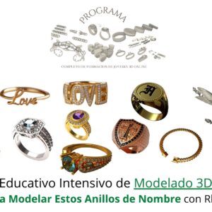 portada de curso completo de joyeria 3d www.pacart3d.com